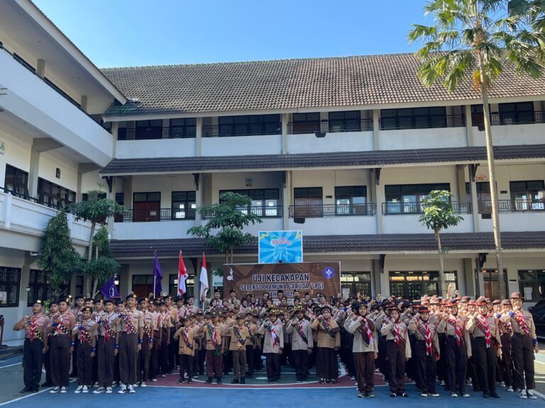 MTs Almaarif 01 Singosari Jadi Tuan Rumah Seleksi Pramuka Garuda Kwaran Singosar