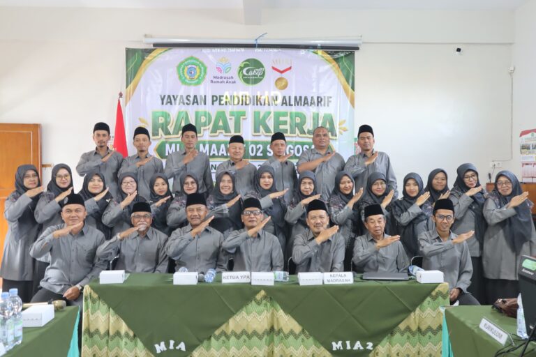 MI Almaarif 02 Singosari Matangkan Program Baru, Raker Fokus Tingkatkan Mutu Pendidikan